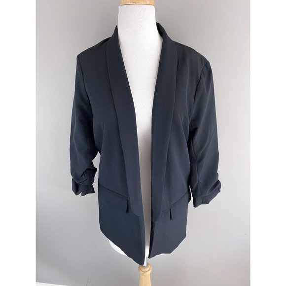 Strut & bolt Jackets & Coats Strut Bolt Black Dress Blazer Cinched